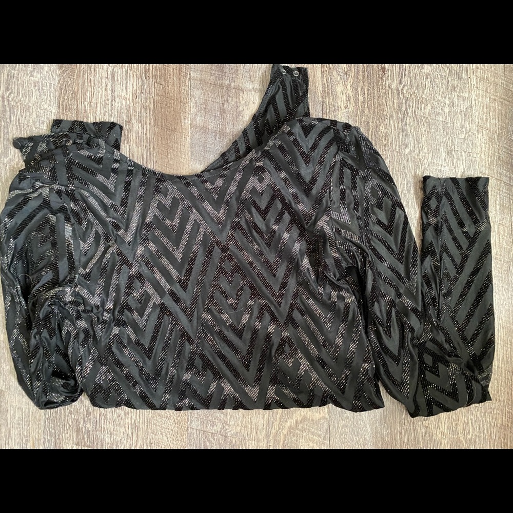 Sparkly sheer body suit